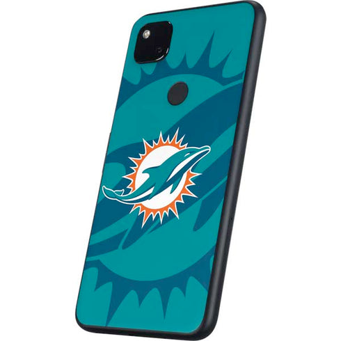 NFL Miami Dolphins Double Vision Google Pixel 4a Skin